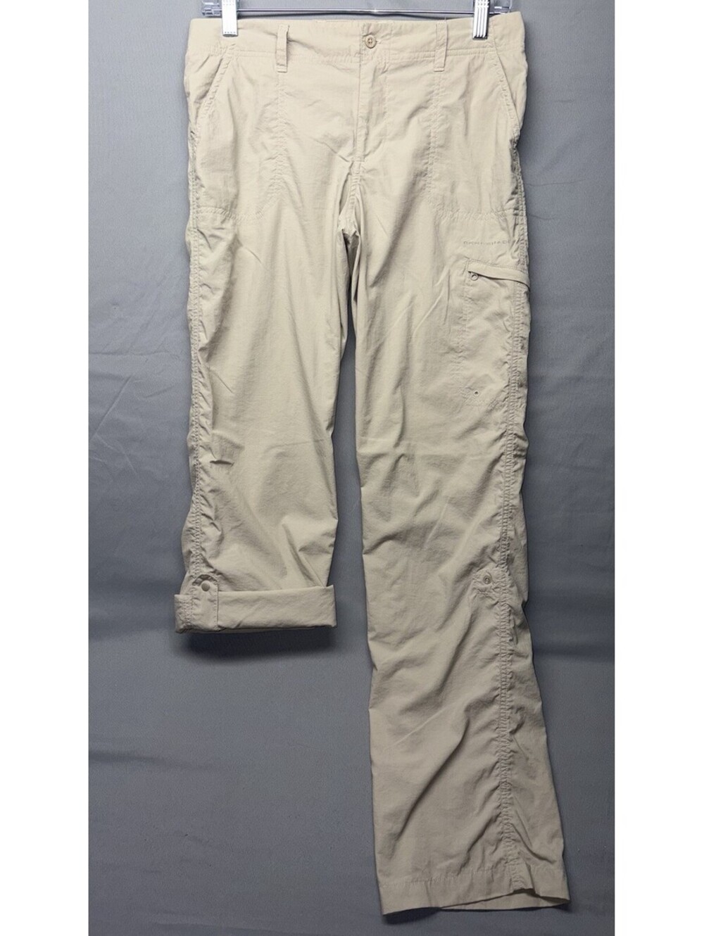 Columbia Women's PFG Aruba Roll-Up Fishing Pants Omni Shade Size 6 Beige EUC!